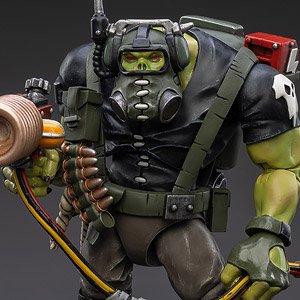 Warhammer 40K Ork Kommandos Comms Boy Wagzuk 1/18 Scale Figure (Completed)