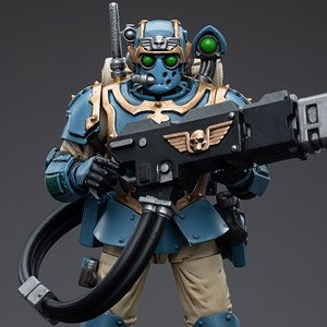 Warhammer 40k Astra Militarum Tempestus Scions Squad 55th Kappic Eagles Hot-Shot Volley Gunner 1/18 Scale Figure (Completed)
