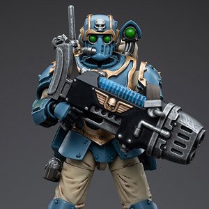 Warhammer 40k Astra Militarum Tempestus Scions Squad 55th Kappic Eagles Plasma Gunner 1/18 Scale Figure (Completed)