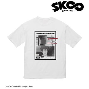 SK8 the Infinity Ainosuke Shindo & Tadashi Kikuchi Words Big Silhouette T-Shirt Unisex M (Anime Toy)