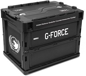Godzilla G-FORCE Folding Container S BK (Anime Toy)