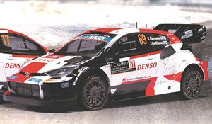Toyota GR Yaris RALLY1 2023 Monte Carlo Rally #69 Rovanpera / Halttunen (Diecast Car)