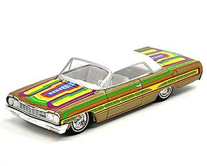 1964 Chevrolet Impala Lowrider Gold / White (Diecast Car)