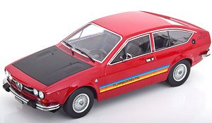 Alfa Romeo GTV 2000 Turbodelta 1979 Red / Matt Black (Diecast Car)