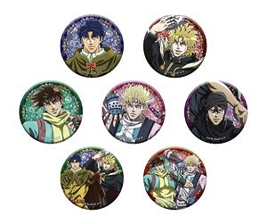 TV Animation [JoJo`s Bizarre Adventure] [Especially Illustrated] Can Badge Collection [JF24] (Set of 7) (Anime Toy)