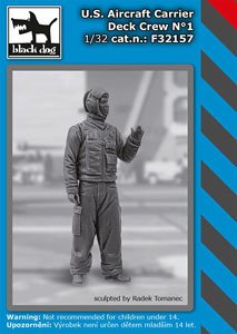 US aircraft carrier deck crew N.1 (Plastic model)