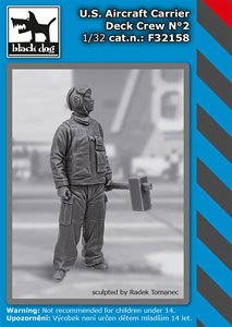 US aircraft carrier deck crew N.2 (Plastic model)