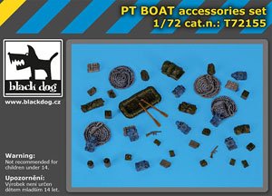 PT boat accessories set (Plastic model)