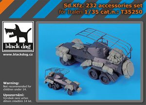 Sd.Kfz 232 accessories set (for Italeri) (Plastic model)