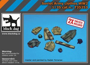 Soviet army clothes WW II (Plastic model)