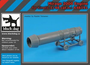 Mirage 2000 engine (for Kinetic) (Plastic model)