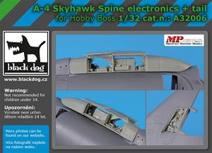 A -4 Skyhawk spine electronic+tail (for Hobby Boss) (Plastic model)