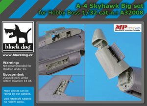 A-4 スカイホーク用ビッグセット (HAUA32006 + A32007) (ホビーボス用) (プラモデル)