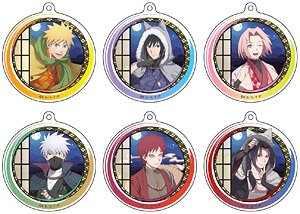 TV Animation [Naruto: Shippuden] [Especially Illustrated] Acrylic Key Ring Collection [Werewolf Ver.] (Set of 6) (Anime Toy)