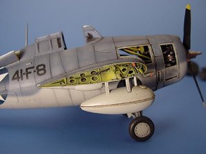 F4F WILDCAT wingfold set (for Tamiya) (Plastic model)