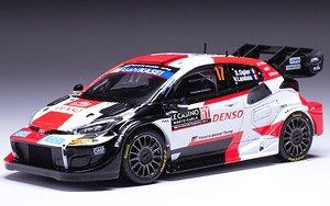 トヨタ GR ヤリス RALLY1 2023年モンテカルロラリー優勝 #17 S.Ogier/V.Landais (ミニカー)