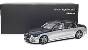 Mercedes-Maybach S-Class - 2021 - Nautical Blue/Cirrus Silver (Diecast Car)