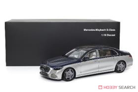 Mercedes-Maybach S-Class - 2021 - Nautical Blue/Cirrus Silver (Diecast Car) 商品画像1