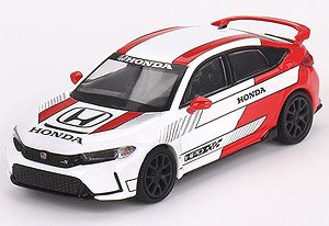 Honda Civic Type R 2023 #2 Pace Car White (LHD) [Clamshell Package] (Diecast Car)