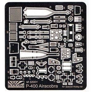 Photo-Etched Parts for P-400 AIRACOBRA (for Special Hobby) (Plastic model)