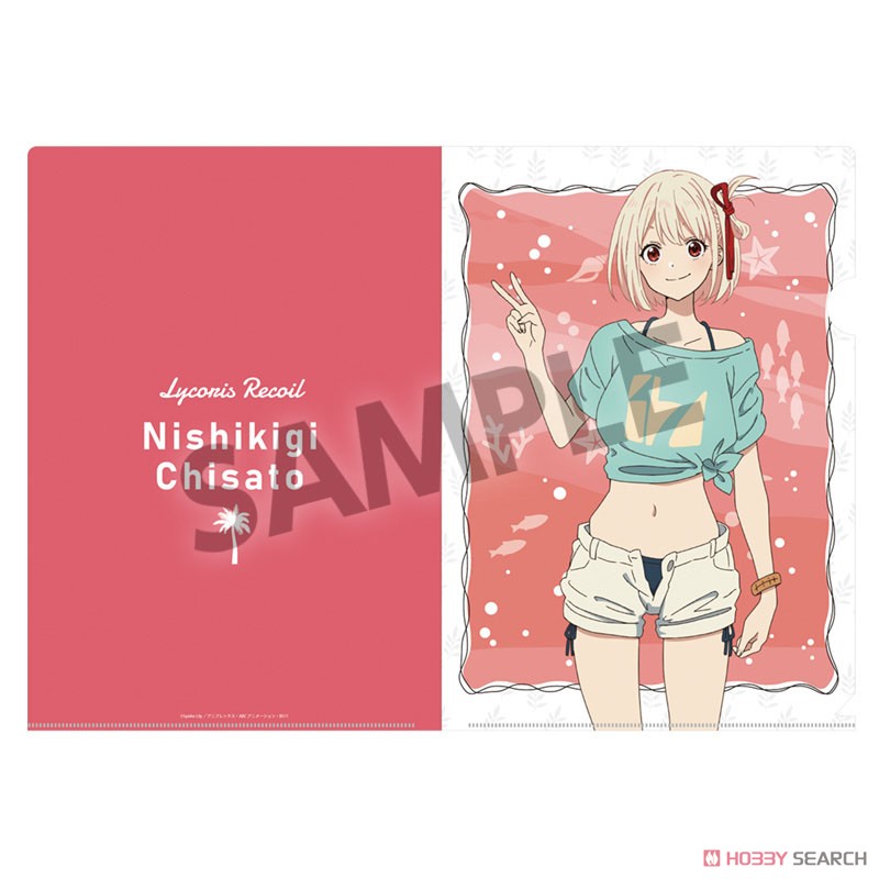 Lycoris Recoil Clear File Chisato Nishikigi Hawaii Ver. (Anime Toy) 商品画像1