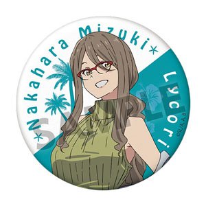Lycoris Recoil 76mm Can Badge Mizuki Nakahara Hawaii Ver. (Anime Toy)
