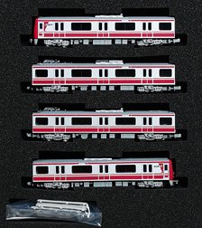 Keikyu Type New 1000 (Stainless Car, Car Number Selectable) Standard Four Car Formation Set (w/Motor) (Basic 4-Car Set) (Pre-colored Completed) (Model Train)