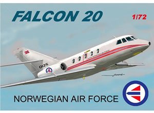 Dassault Falcon 20 Norwegian Air Force (Plastic model)