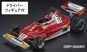 フェラーリ 312T2 1977 ブラジルGP 3th No,11 N.ラウダ ドライバーフィギア付 (ミニカー)