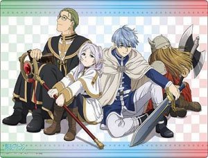 Bushiroad Rubber Mat Collection V2 Vol.1141 Frieren: Beyond Journey`s End [Frieren / Himmel / Heiter / Ai Zeyan Li] (Card Supplies)