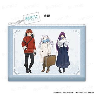 Frieren: Beyond Journey`s End Synthetic Leather Flat Pouch [New Party (Winter Clothes)] (Anime Toy)
