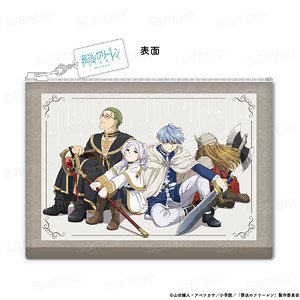 Frieren: Beyond Journey`s End Synthetic Leather Flat Pouch [The Hero party (Rest)] (Anime Toy)