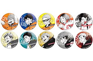 Haikyu!! Color Palette Jump ! Can Badge (Set of 10) (Anime Toy)