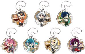 カリスマ ぴた！でふぉめ アクリルキーホルダー (7個セット) (キャラクターグッズ)