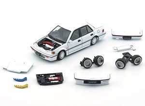 Honda Civic EF2 1991 White (LHD) (Diecast Car)
