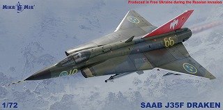 SAAB J35F Draken (Plastic model)