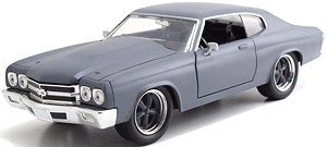F&F Dom`s Chevy Chevelle SS Matte Gray (Diecast Car)