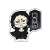 Bungo Stray Dogs Bukubu Okawa [Especially Illustrated] Sticker Ryunosuke Akutagawa (Anime Toy) Item picture1