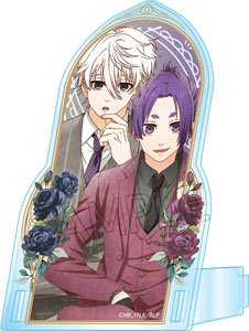ブルーロック 斜めに飾れるアクリルスタンド 凪誠士郎＆御影玲王 (キャラクターグッズ)