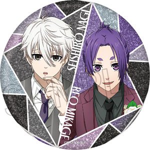 ブルーロック グリッター缶バッジ 凪誠士郎＆御影玲王 (キャラクターグッズ)
