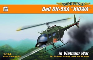 Bell OH-58A `KIOWA` in Vietnam War (Plastic model)