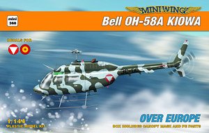 Bell OH-58A KIOWA `over Europe` (Plastic model)