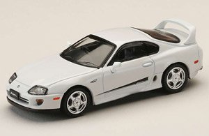 Toyota Supra RZ (JZA80) Geinuine Customized Ver. Super White II w / Active Spoiler Parts (Diecast Car)