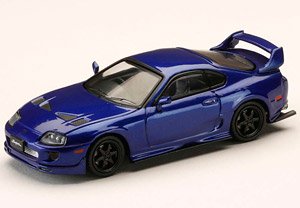 トヨタ スープラ (JZA80) JDM カスタムバージョン ブルーマイカメタリック (ミニカー)