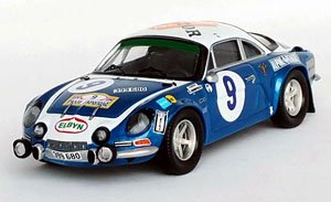 アルピーヌ ルノー A110 1975年アクロポリスラリー 2位 #9 `Sciroco` /Miltos Andriopoulos (ミニカー)