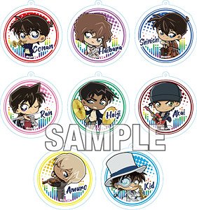 名探偵コナン トレーディングアクリルキーホルダー 音楽デフォルメ (8個セット) (キャラクターグッズ)