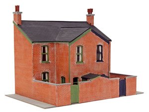 (OO/HO) LK207 Victorian Low-Relief House Backs - Laser Cut Kit (Model Train)