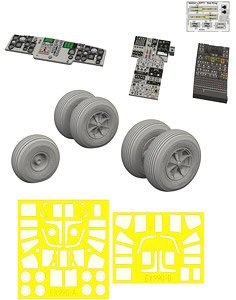 シーキング HAS.1 「ルックプラス」 計器盤w/パーツセット (エアフィックス用) (プラモデル)