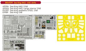 シーキング HAS.1 ビッグEDパーツセット (エアフィックス用) (プラモデル)