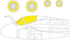 A-6A 塗装マスクシール (トランぺッター用) (プラモデル)